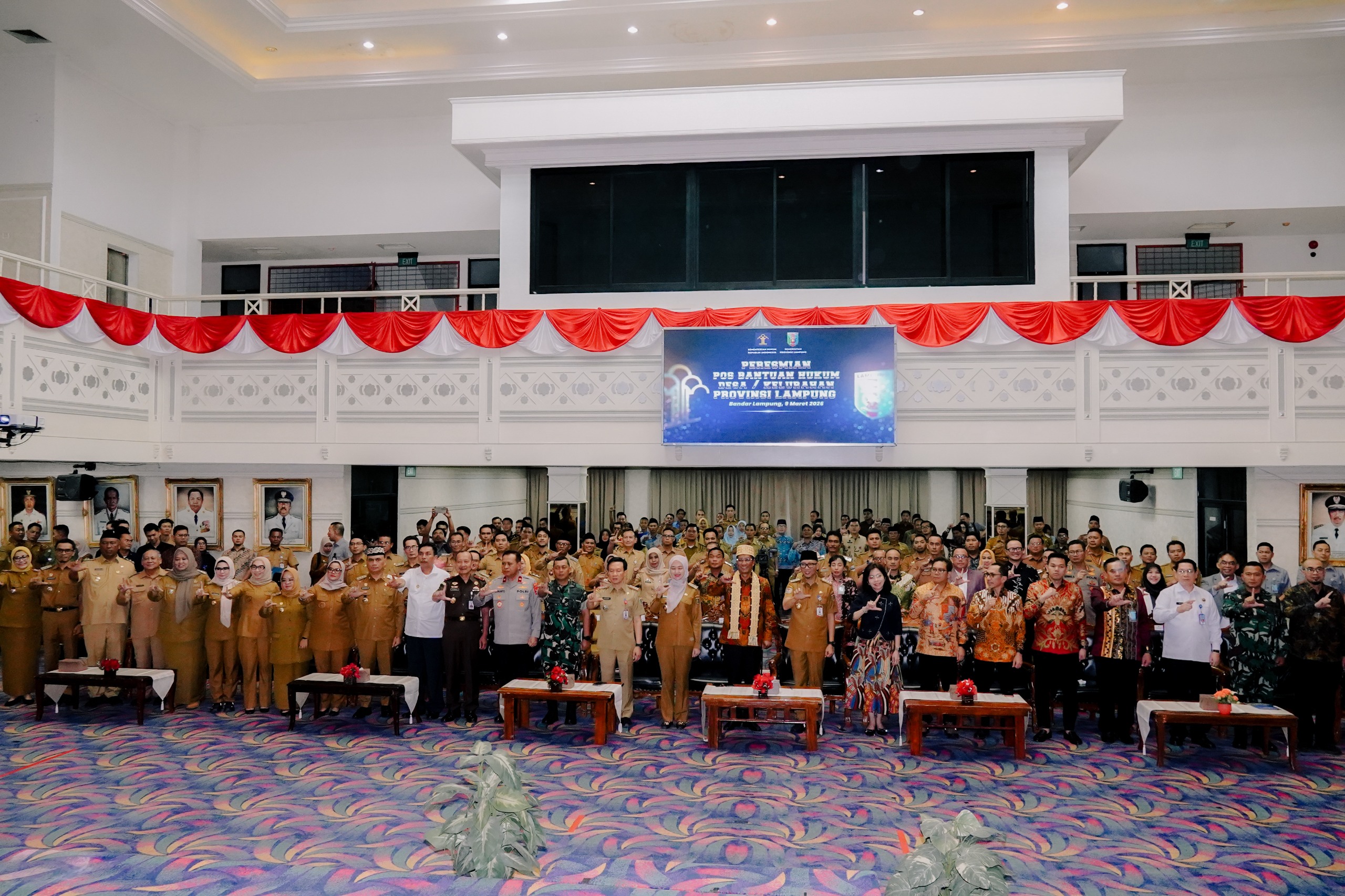 Peresmian Posbankum, Gubernur Mirza Tegaskan Pentingnya Menghadirkan Akses Keadilan Hingga Tingkat Desa