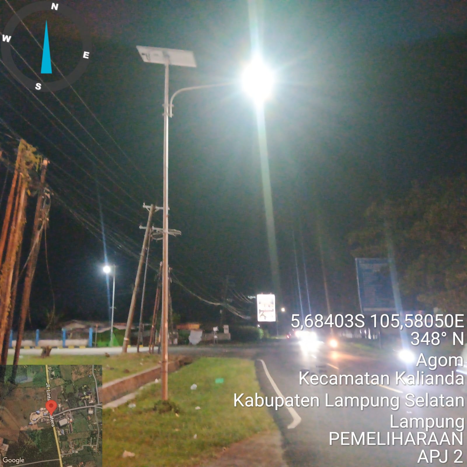 Respon Cepat Pemprov Lampung dan Kabupaten/Kota, Kerusakan PJU Jalinsum Mulai Diperbaiki