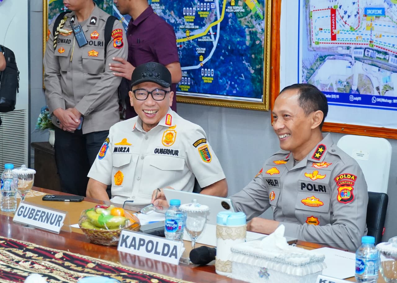 Pemprov Lampung Apresiasi Kapolri – Menhub dan Stakeholder, Arus Mudik – Balik Lancar Terkendali, Angka Kecelakaan di Lampung Menurun